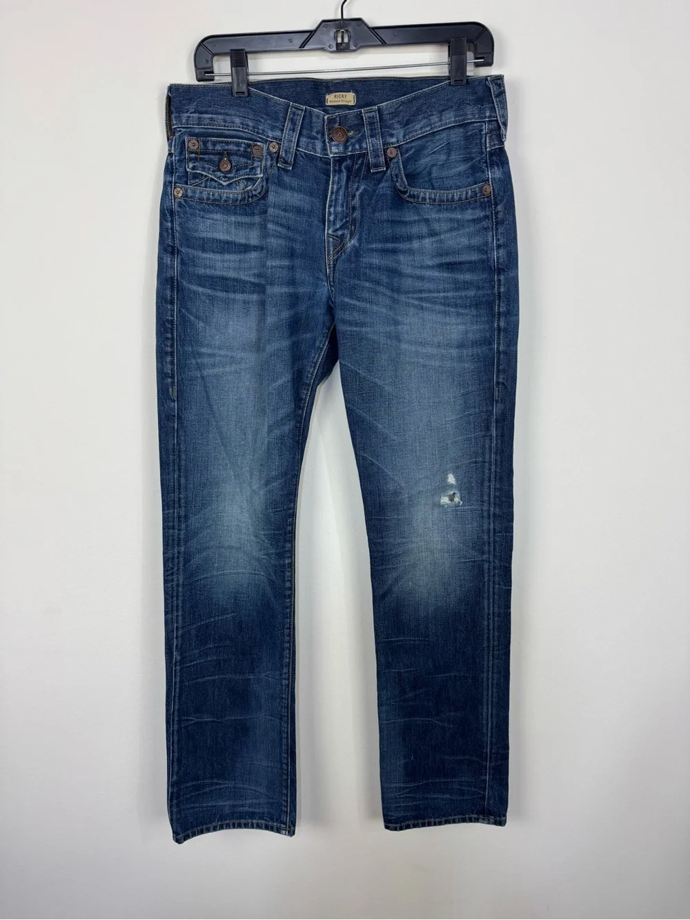 True Religion ricky relaxed straight jeans size 30